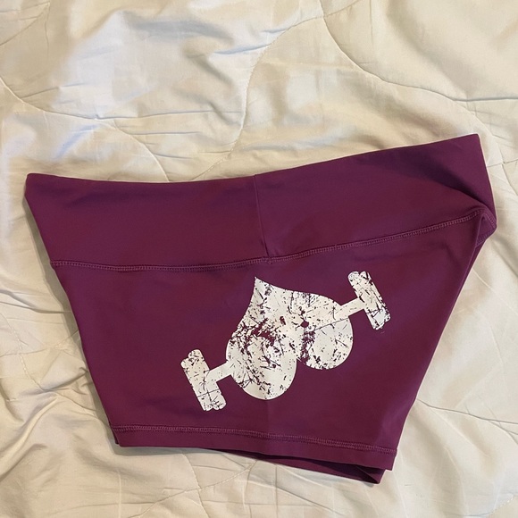 WodBottom Maroon Booty Shorts - Picture 3 of 4